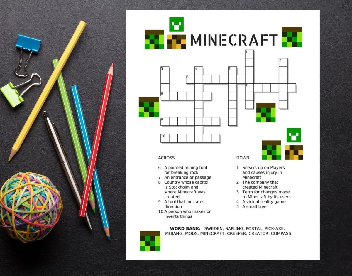Crossword Sheets Printable