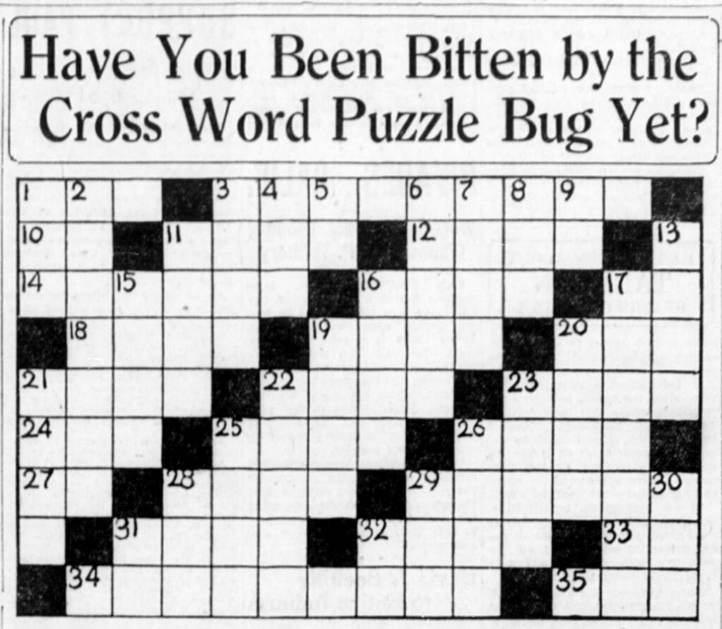 Free Online Printable Crossword Puzzles for Kids
