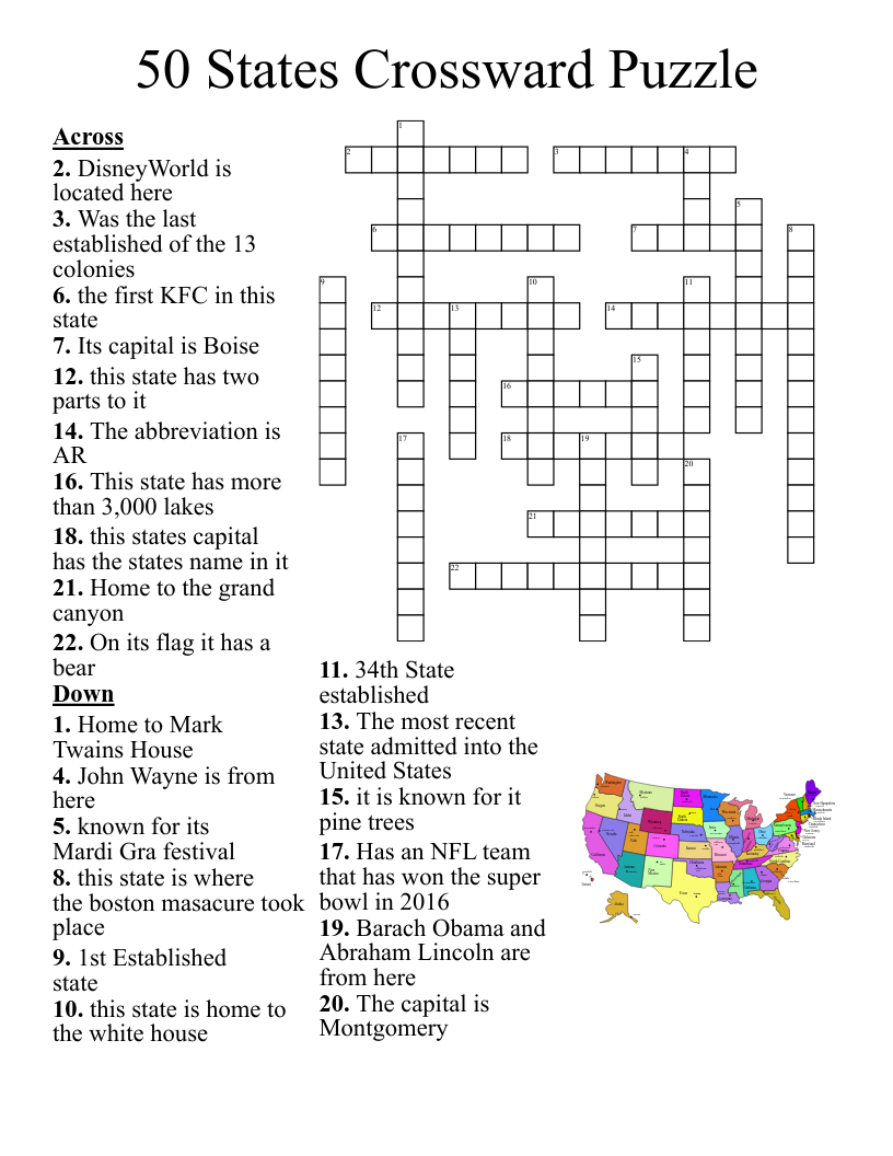 FRIDAY THE 13th Crossword WordMint