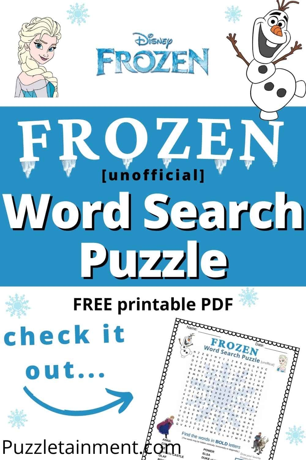 Crossword Puzzles Printable Disney Characters Word Bank