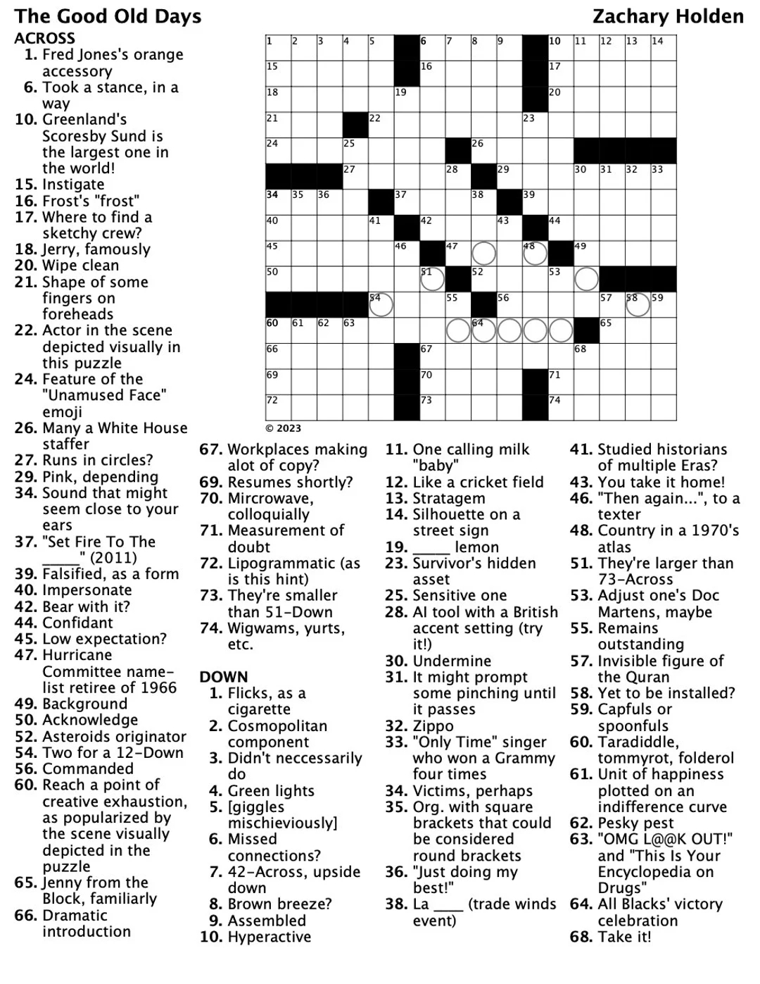 Full Sized 15x15 Customized Printable Crossword Puzzle Etsy Full Sized 15x15 Customized Printable Crossword Puzzle Etsy