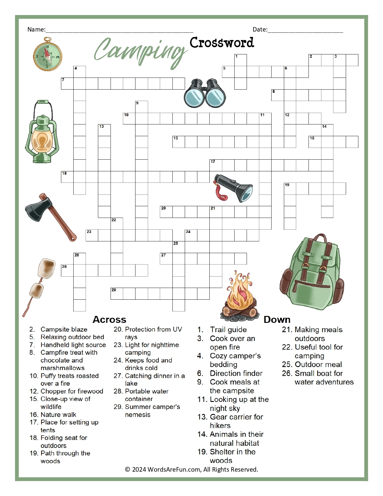 Fun Crossword Puzzles