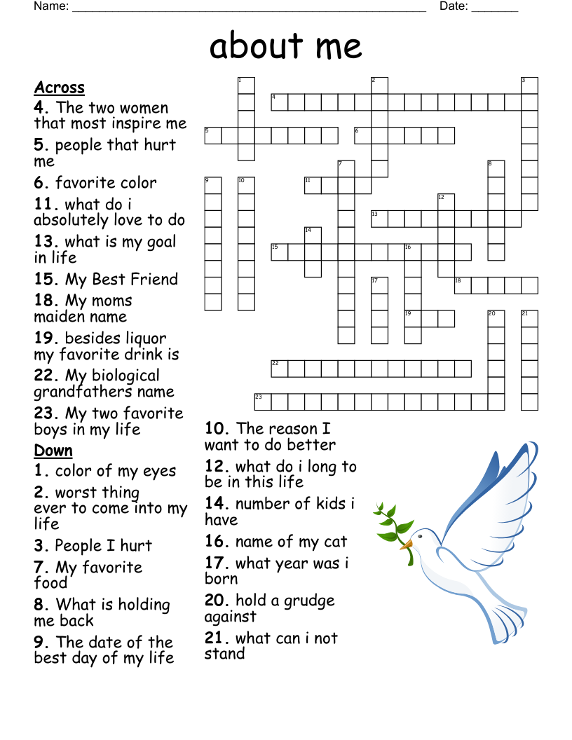 GIRLS Crossword WordMint GIRLS Crossword WordMint