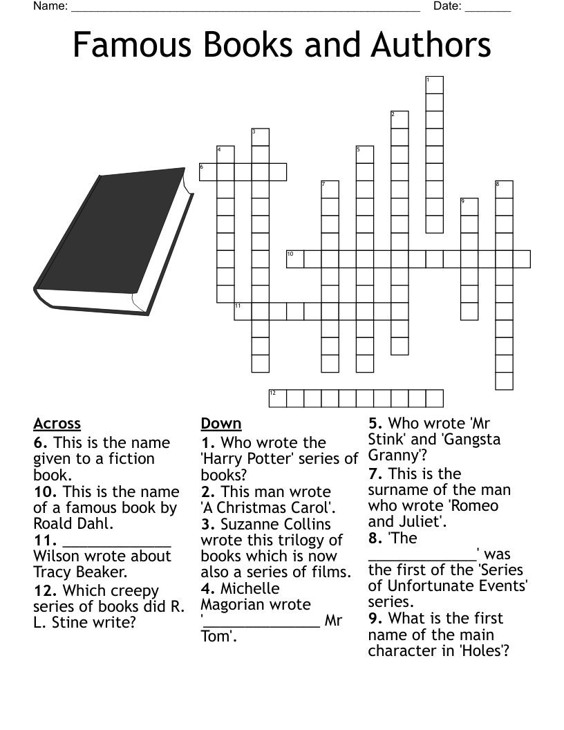 grade 6 crossword puzzle wordmint