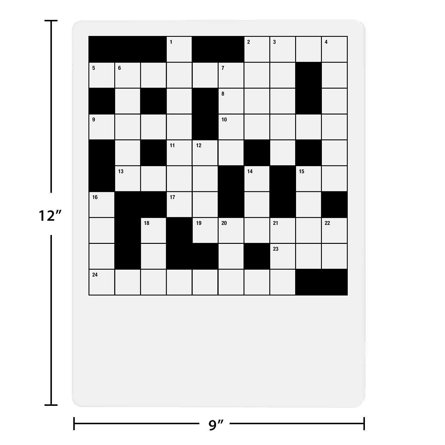 GSM Brands Dry Erase Board Blank Crossword Puzzle For Grade School Or Homeschool Students Or Seniors Buy Online At Best Price In KSA Souq Is Now Amazon sa Toys