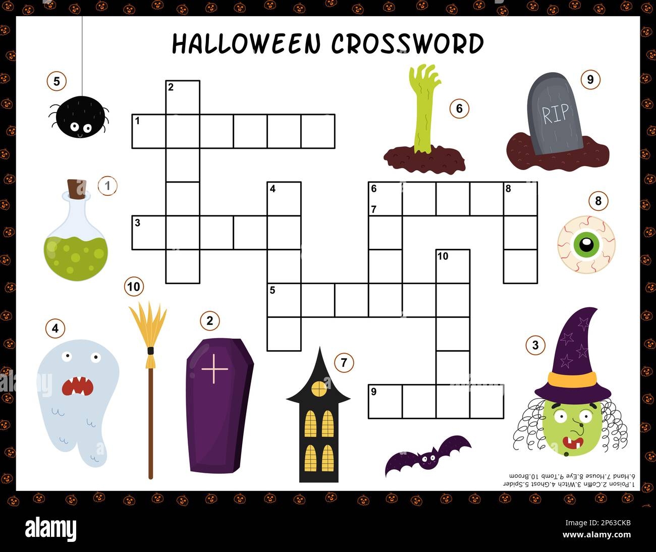 Adult Halloween Crossword Puzzles Printable