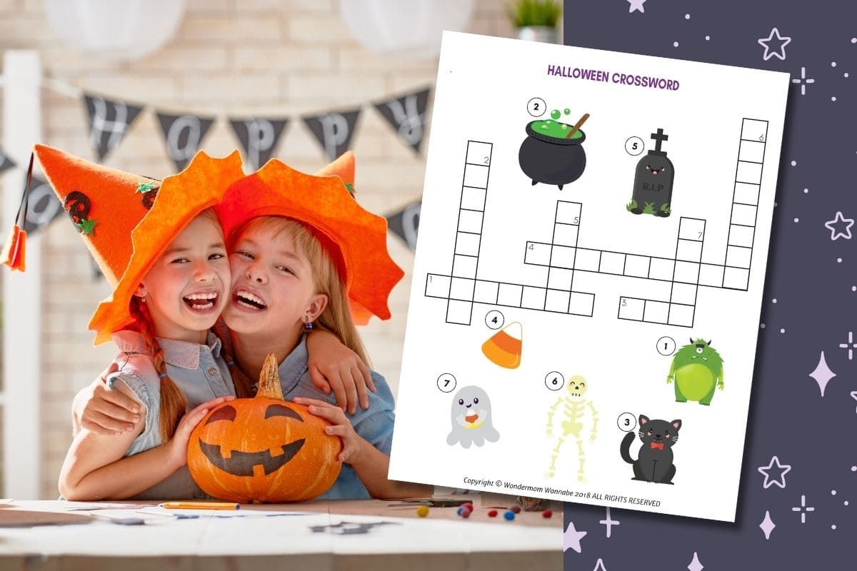 Haloween Crossword Printable