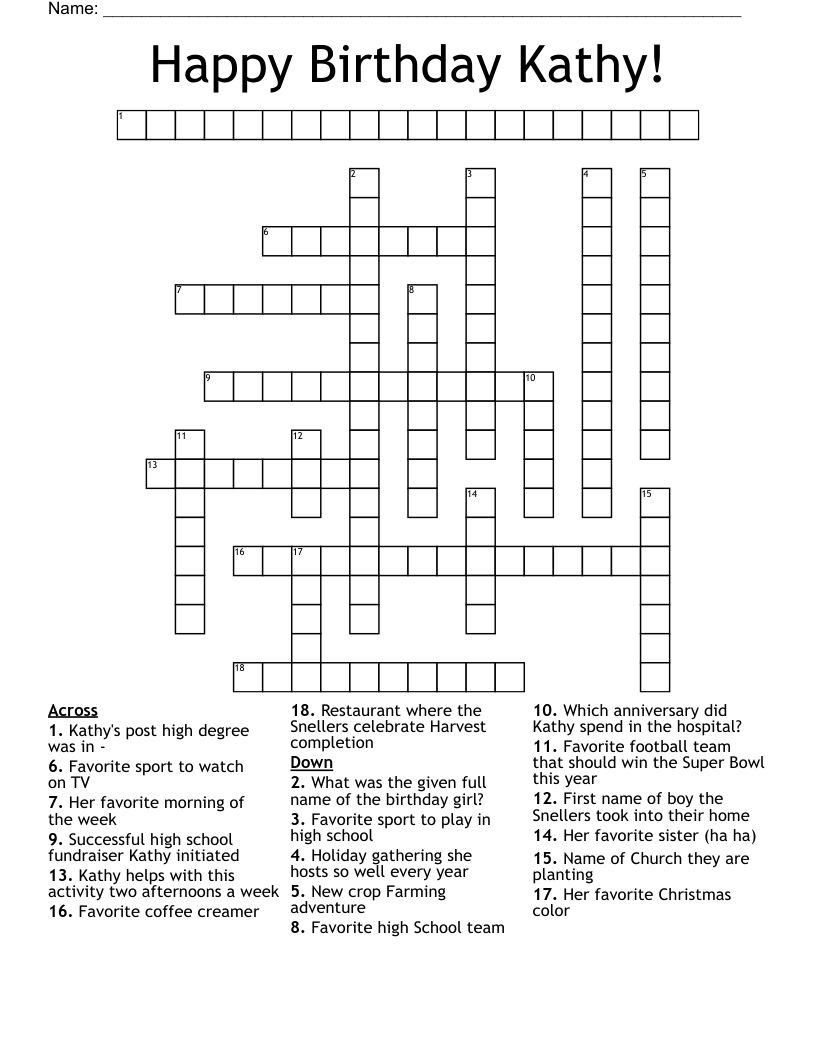 Dallas Morning News Crossword Printable