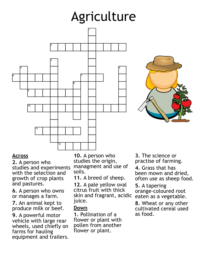 Horse Crossword Puzzle WordMint