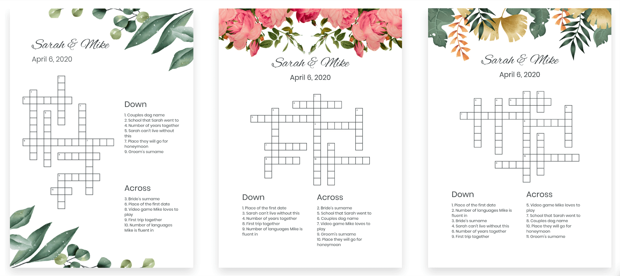 Crossword Puzzle Maker Printable Crossword Puzzle Maker Printable