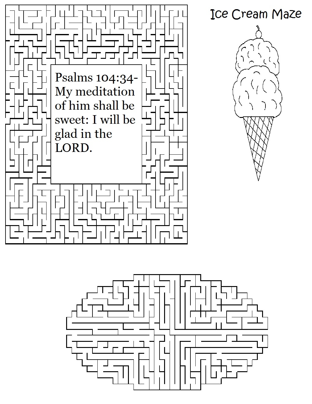 Ice Cream Cone Sunday School Lesson Ice Cream Cone Sunday School Lesson