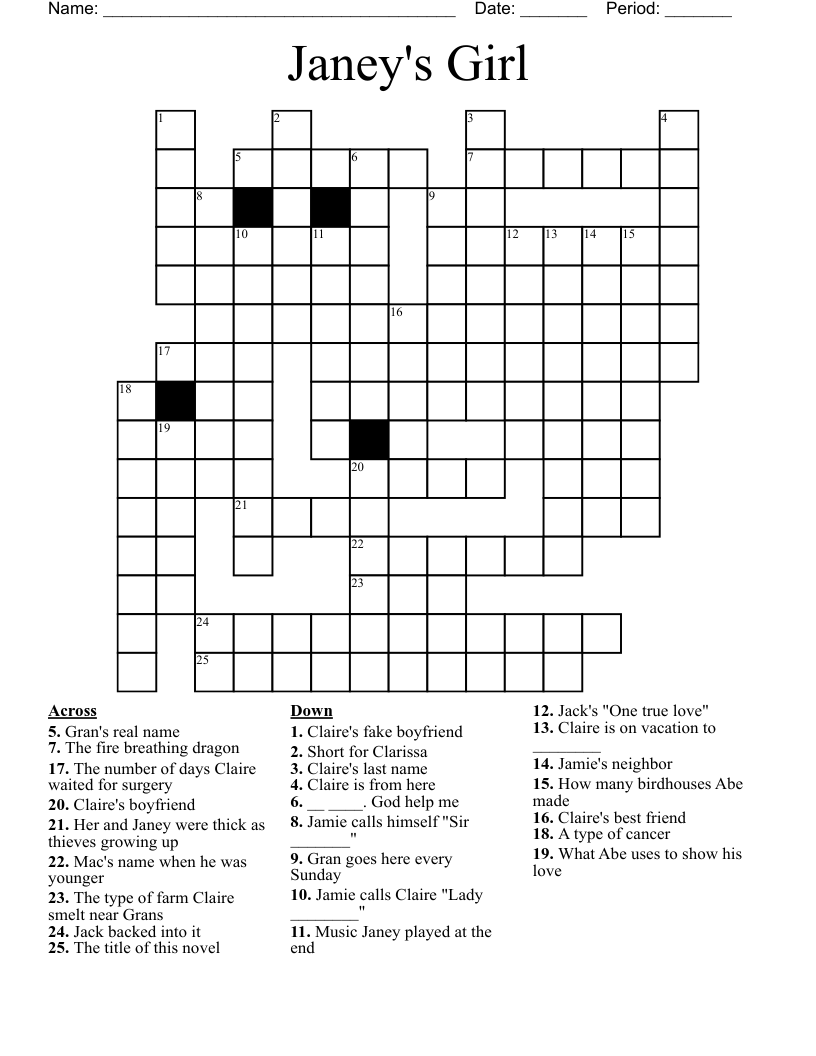 Quick Printable Crossword Puzzles