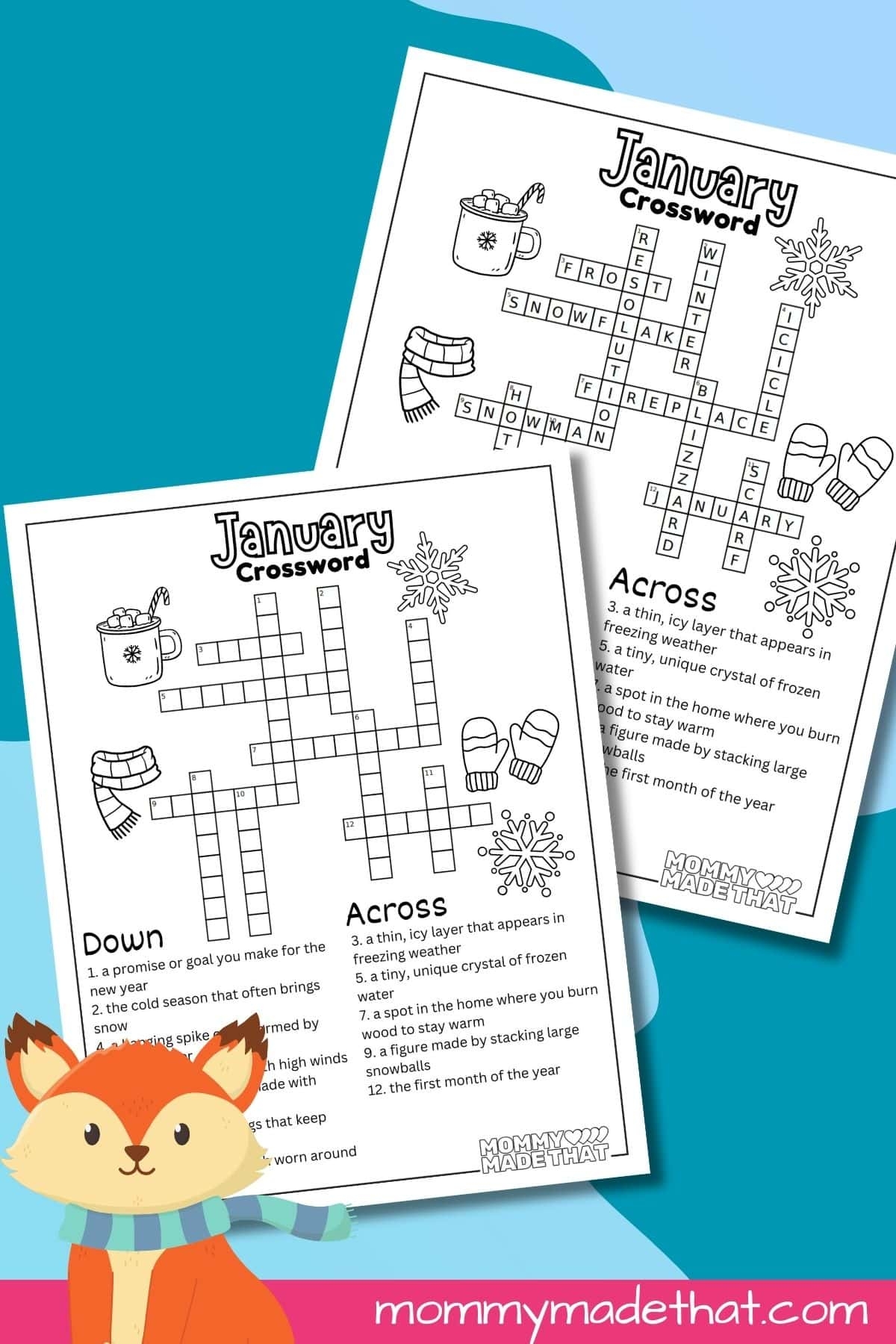 Crossword Puzzles for Children Printable Free