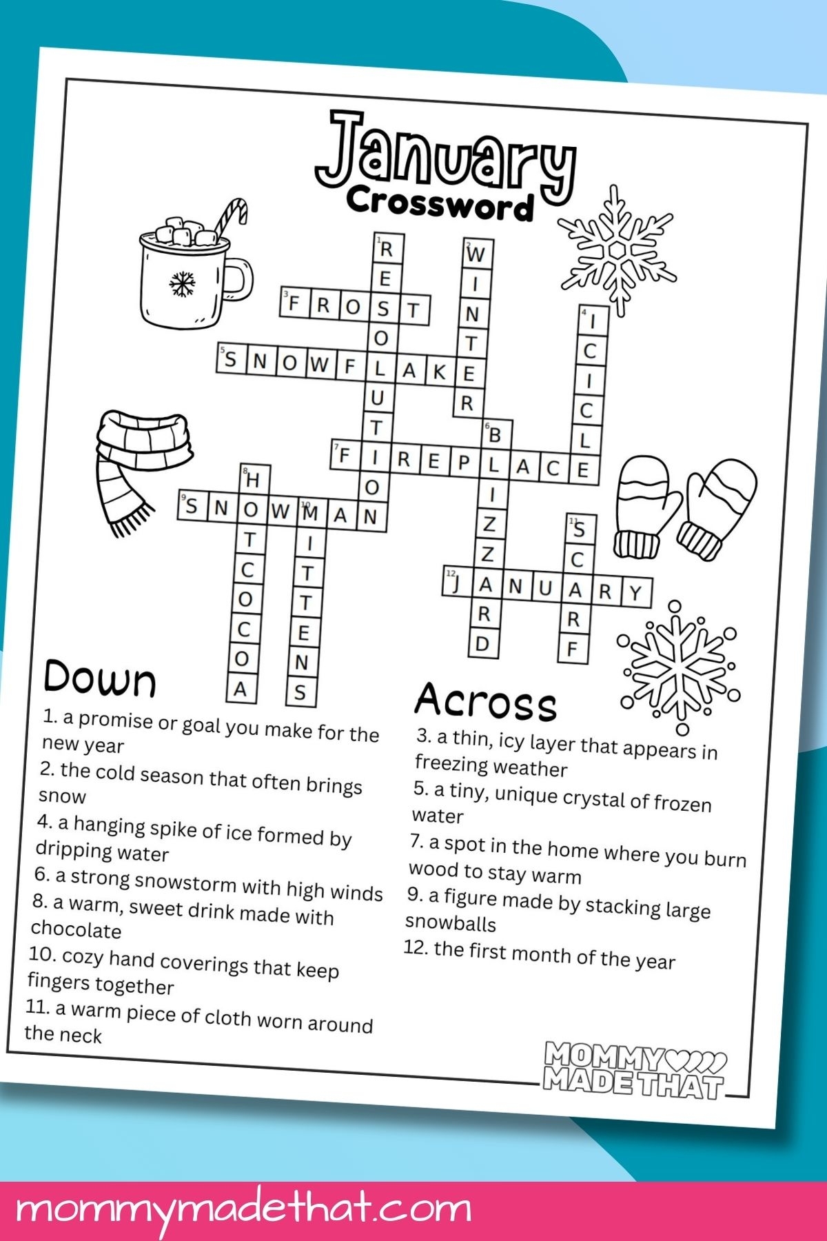 Crossword Puzzle and Answers Printable Crossword Puzzle and Answers Printable