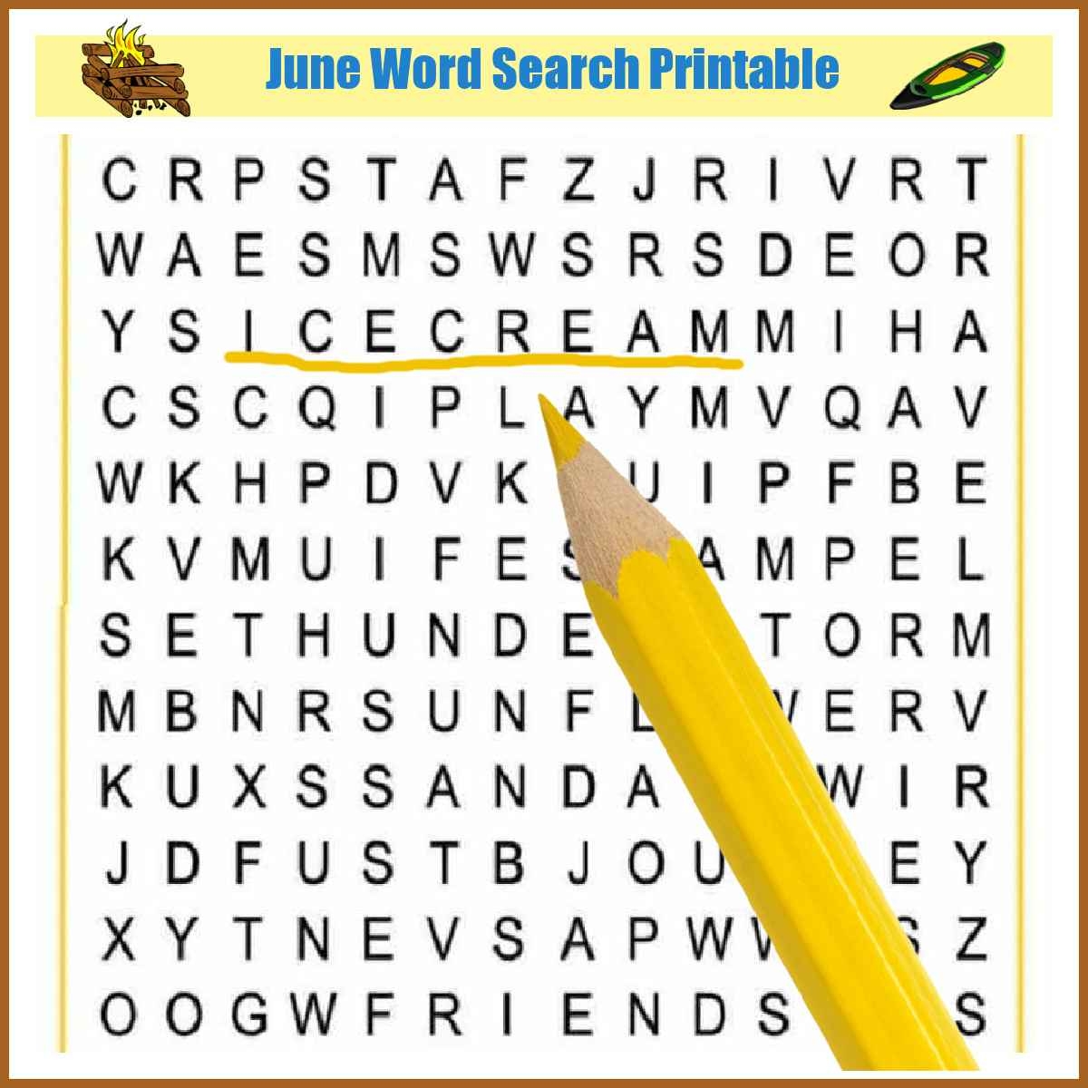 Free Printable June Crossword Puzzles Free Printable June Crossword Puzzles