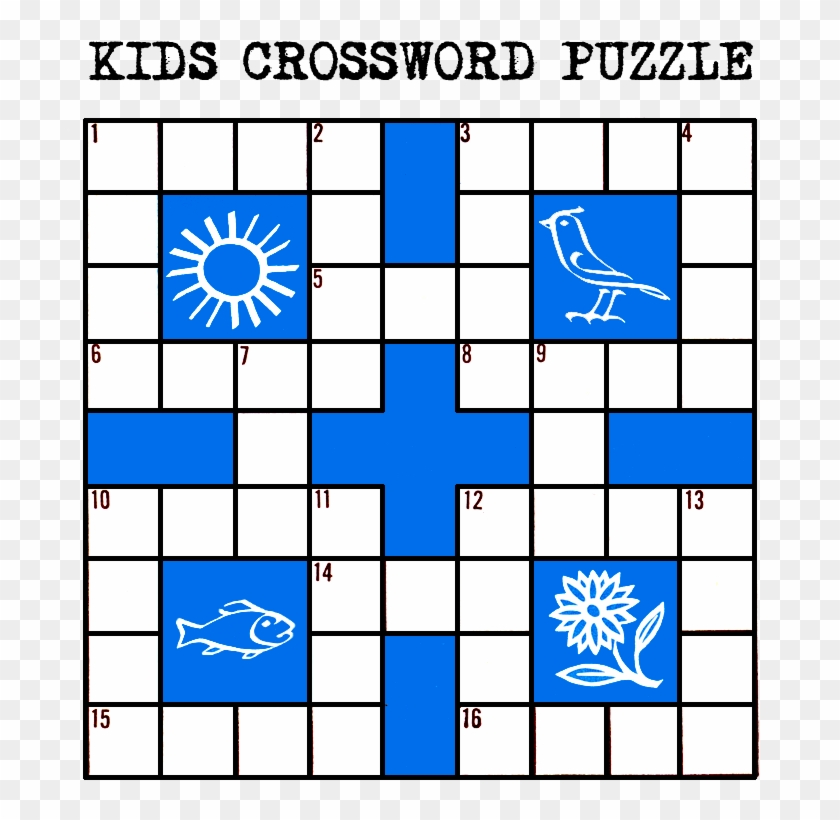 Kids Printable Crossword Puzzle Kids Printable Crossword Puzzle Free Transparent PNG Clipart Images Download