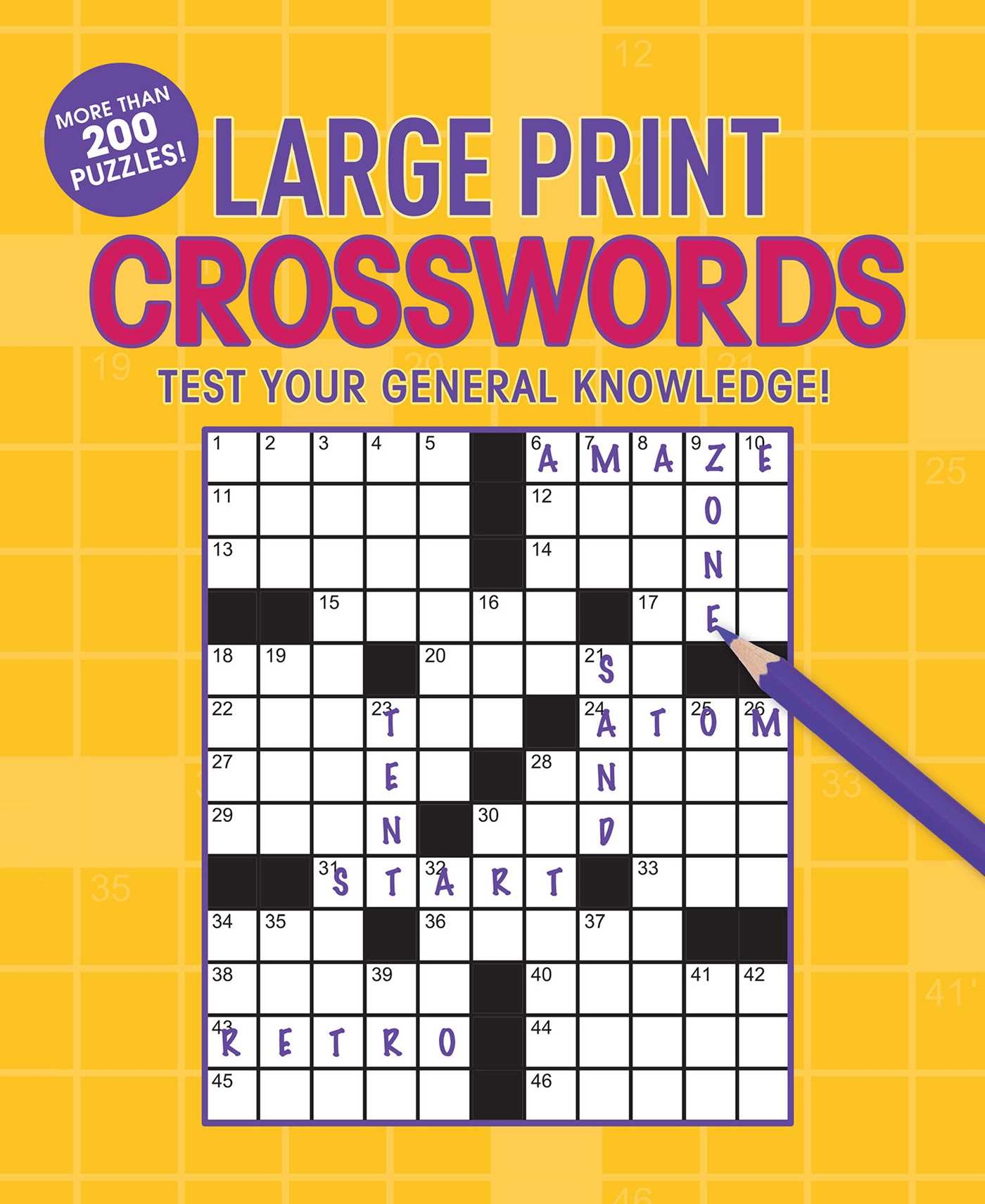 Large Print Crosswords Book By Editors Of Thunder Bay Press Official Publisher Page Simon Schuster