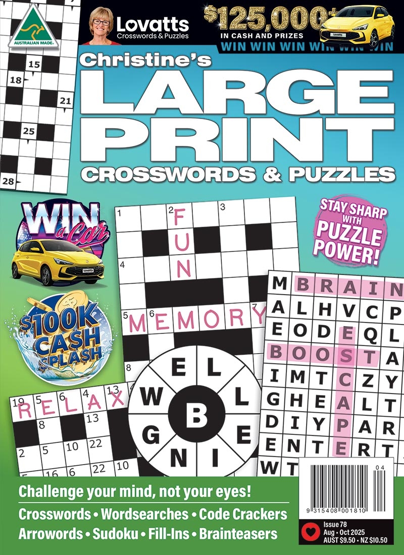 Large Print Easy Crossword Puzzles Printable