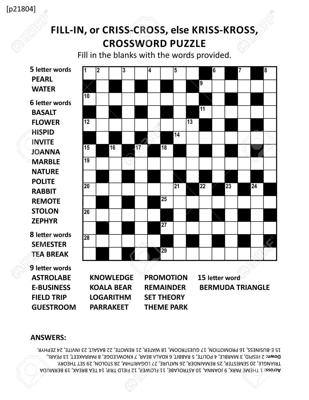 Printable Newspaper Crosswords