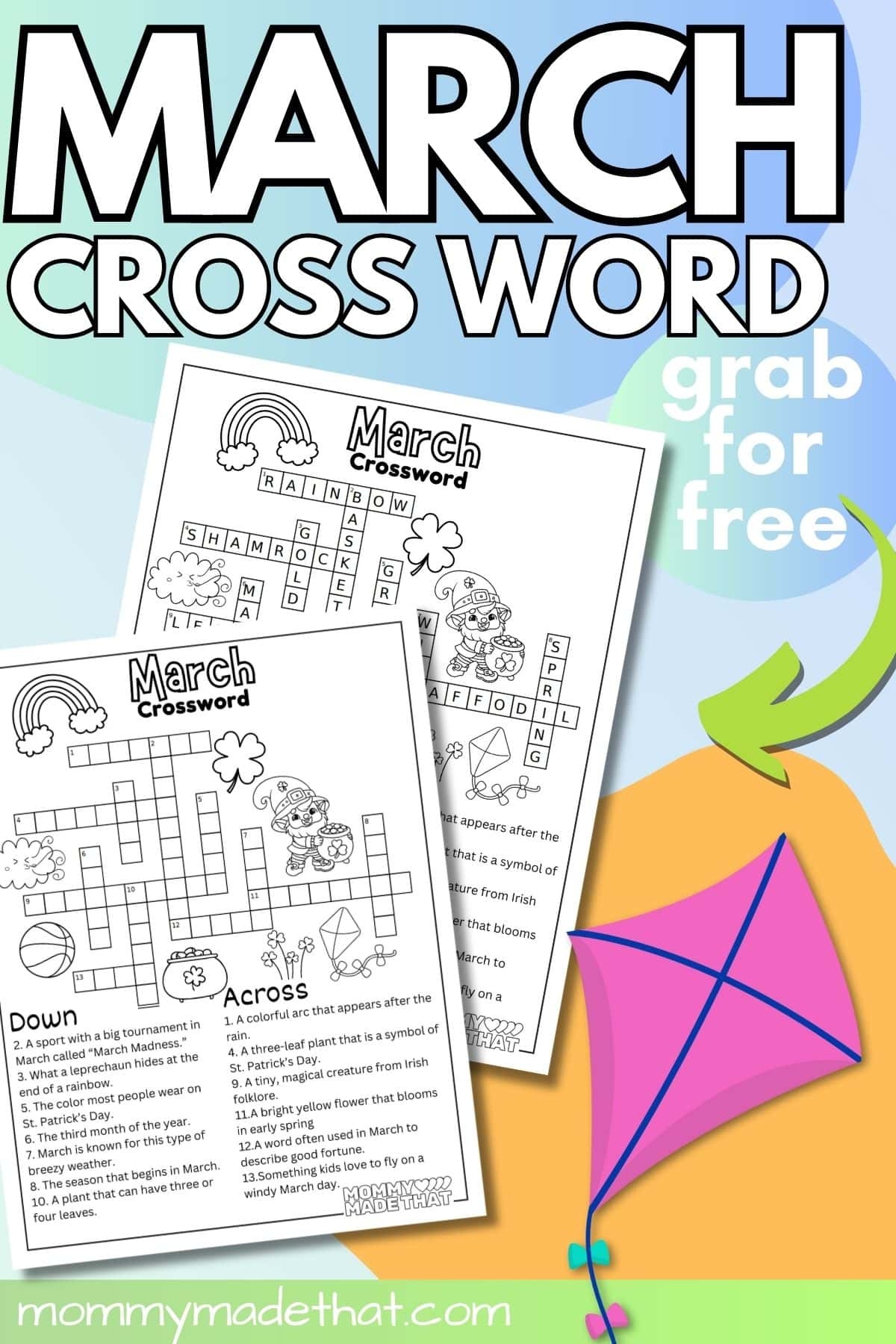 Free Printable People Crossword Puzzles