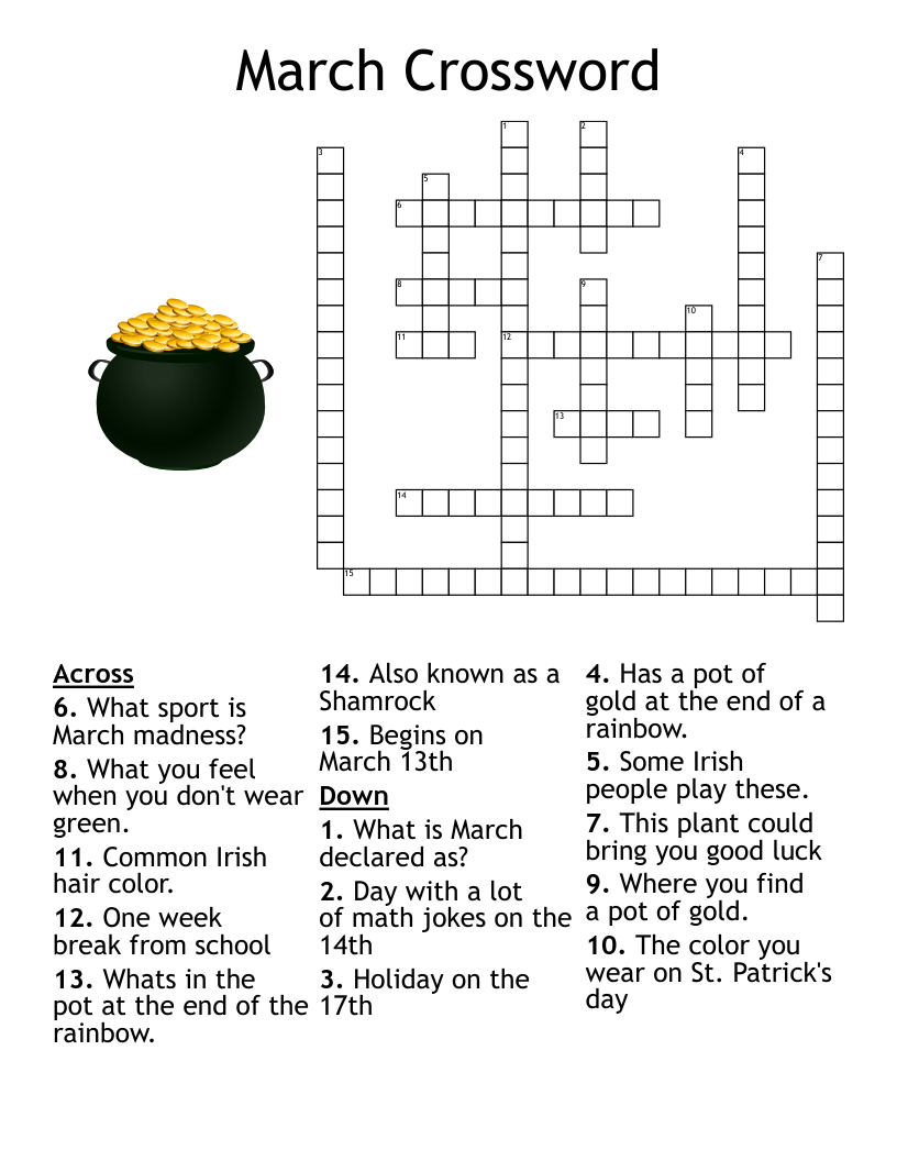 Free Printable Crosswords for Teenagers Free Printable Crosswords for Teenagers
