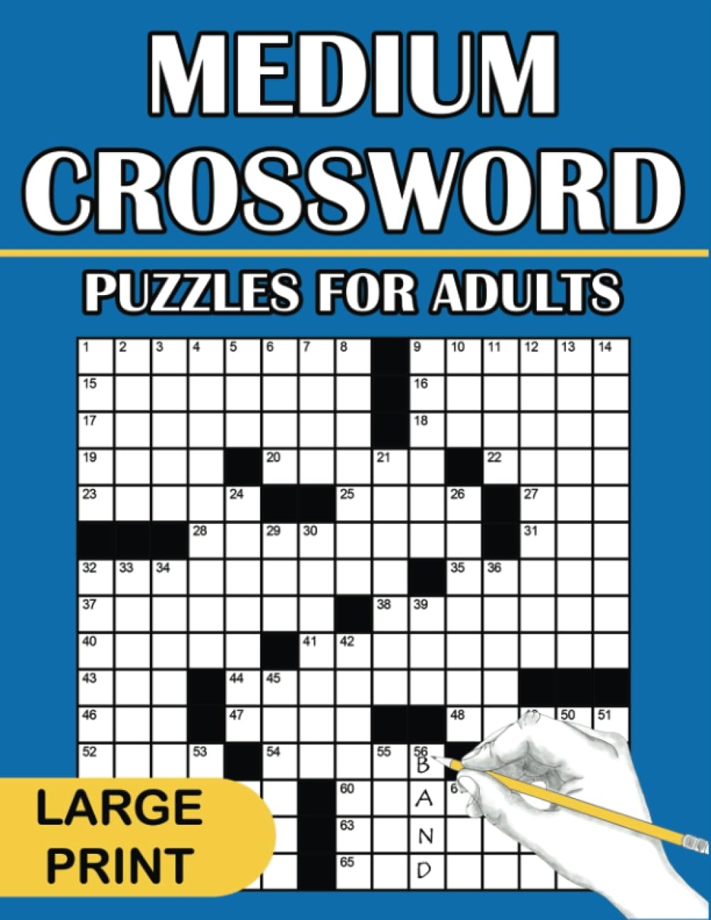 Medium Crossword Puzzles For Adults Large Print Grady D L 9781647903893 Amazon Books