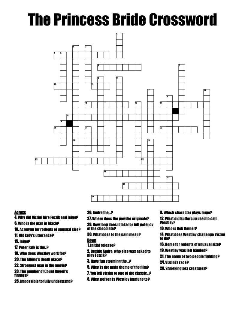 Movies Crosswords Word Searches Bingo Cards WordMint
