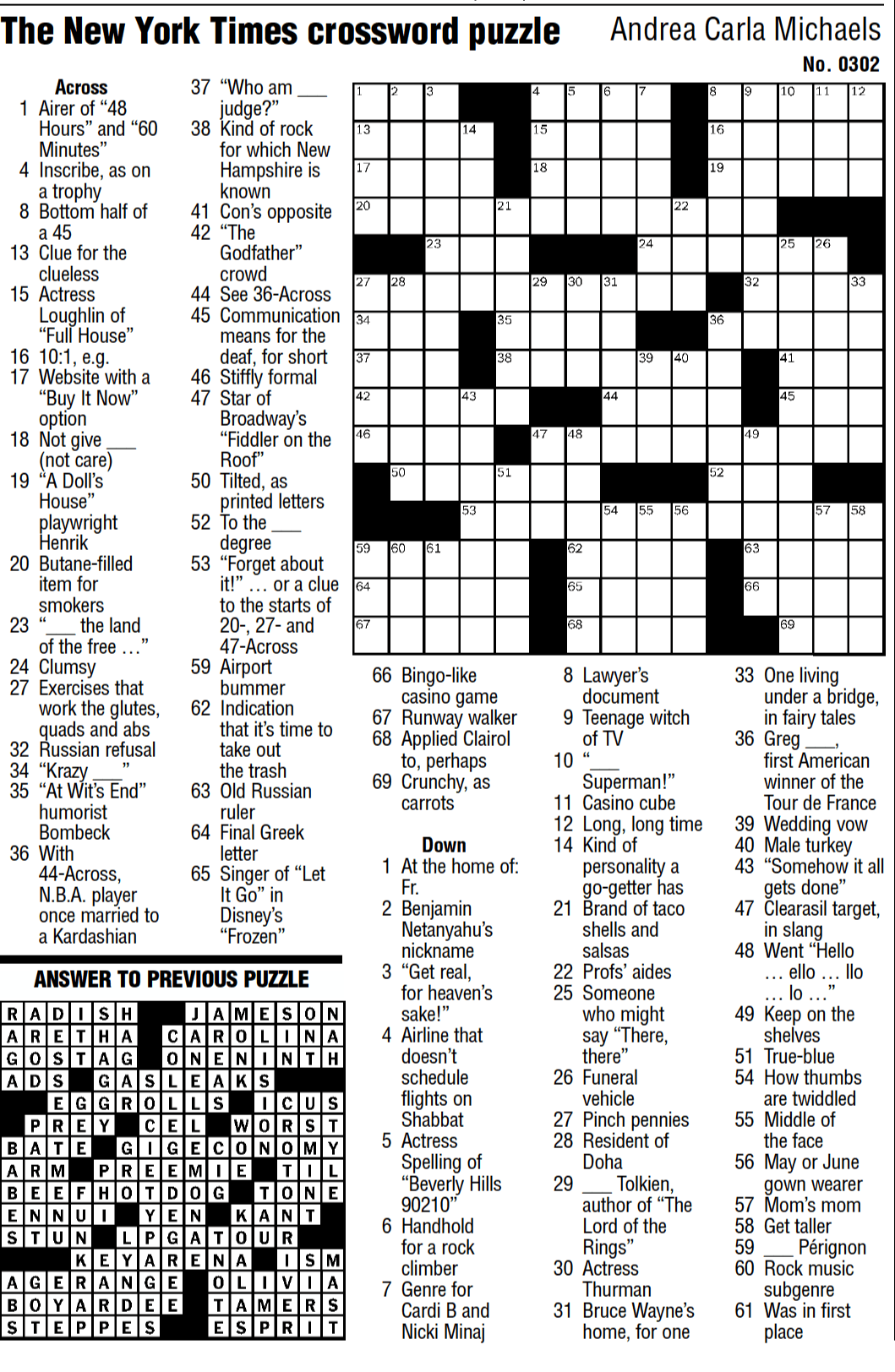 Arkadium Daily Crossword Puzzle Free Printable