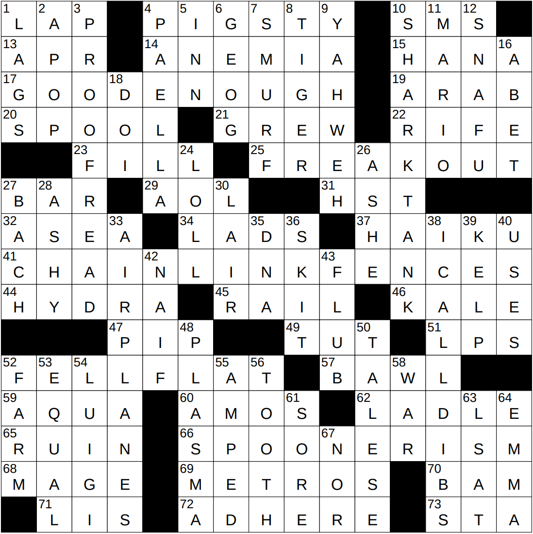 NYXCrossword Answers To The New York Times Crossword