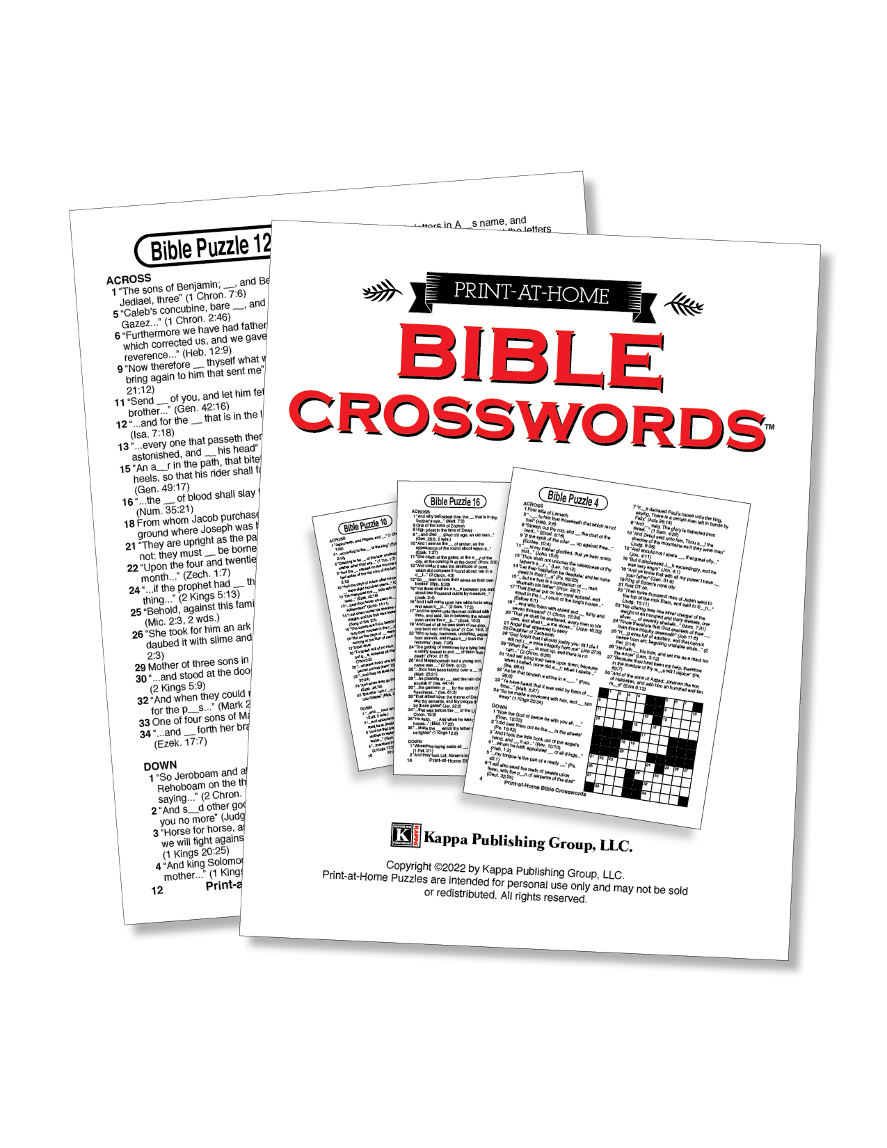 Print at Home Bible Crosswords Kappa Puzzles Print at Home Bible Crosswords Kappa Puzzles
