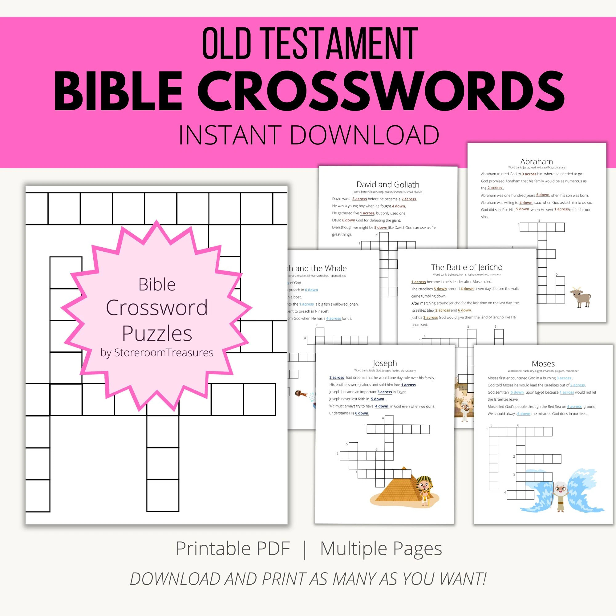 Biblical Deboah Printable Crossword Puzzle