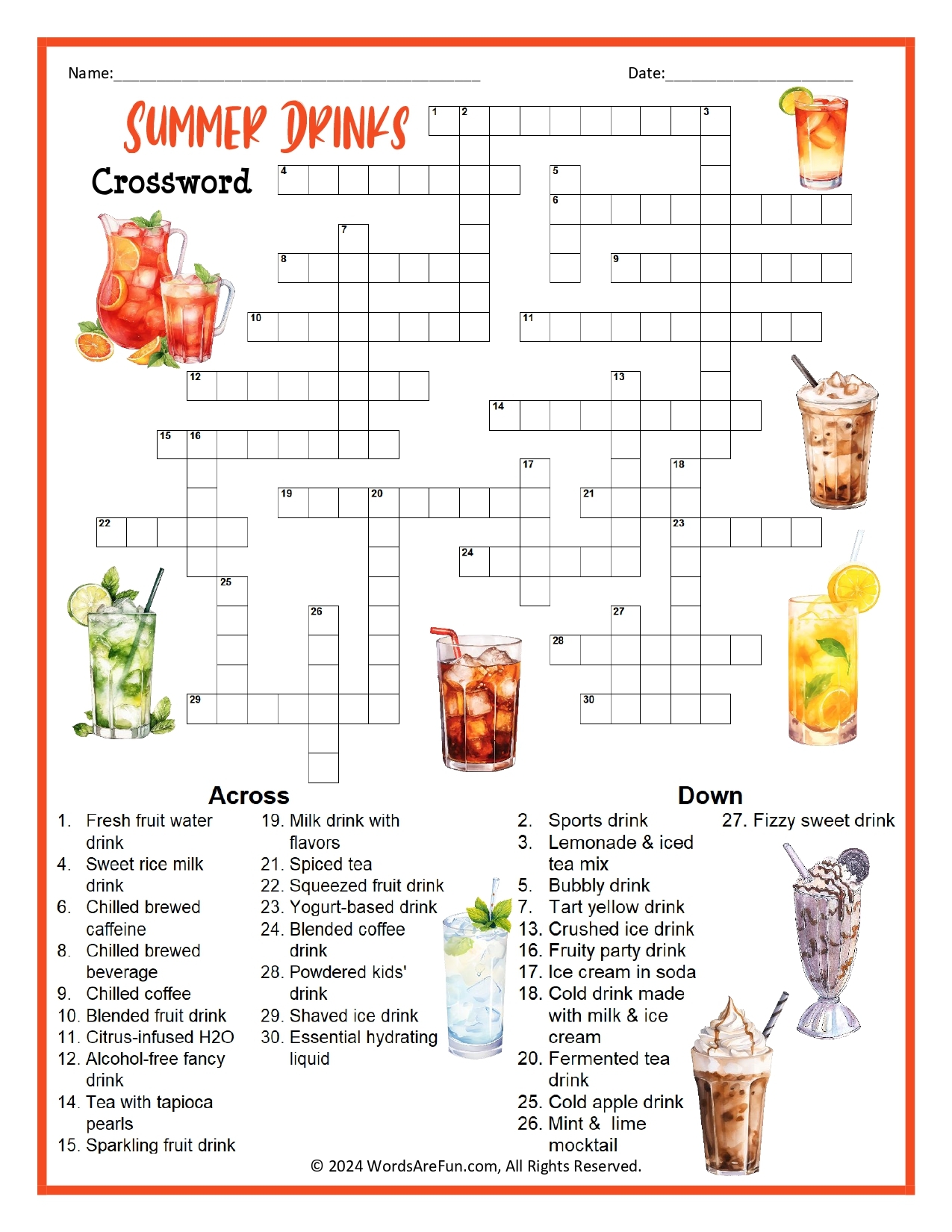 Easy Adult Crossword Puzzles Printable Easy Adult Crossword Puzzles Printable