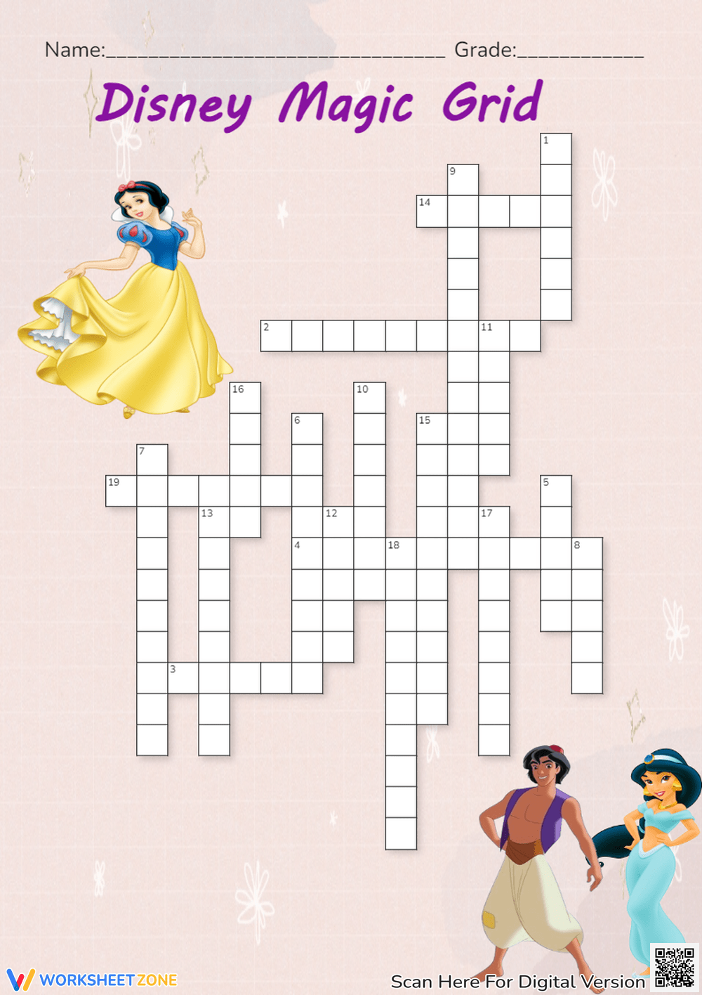 Printable Disney Crossword Puzzles Worksheets Download Printable Disney Crossword Puzzles Worksheets Download