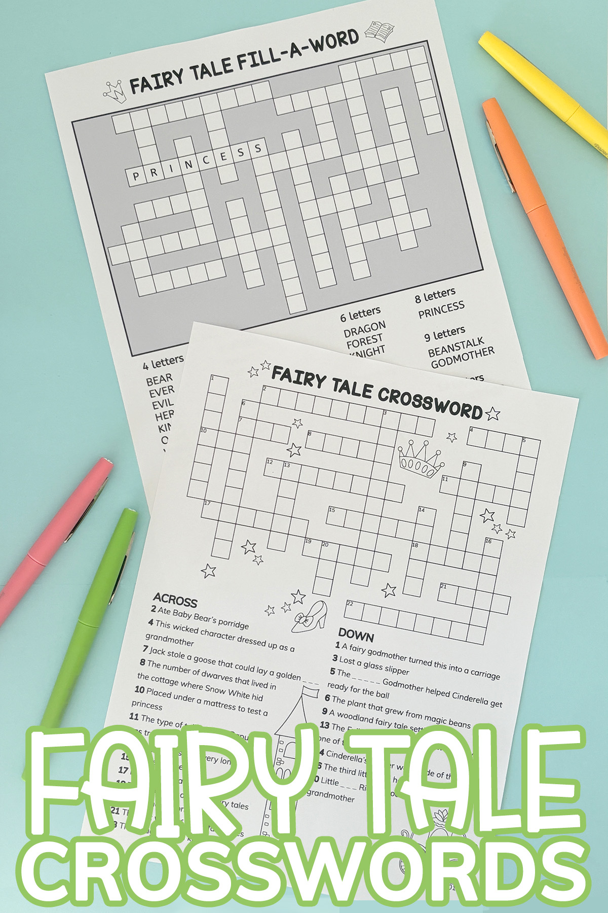 Free Printable Crossword Puzzles for 3rd Grade
