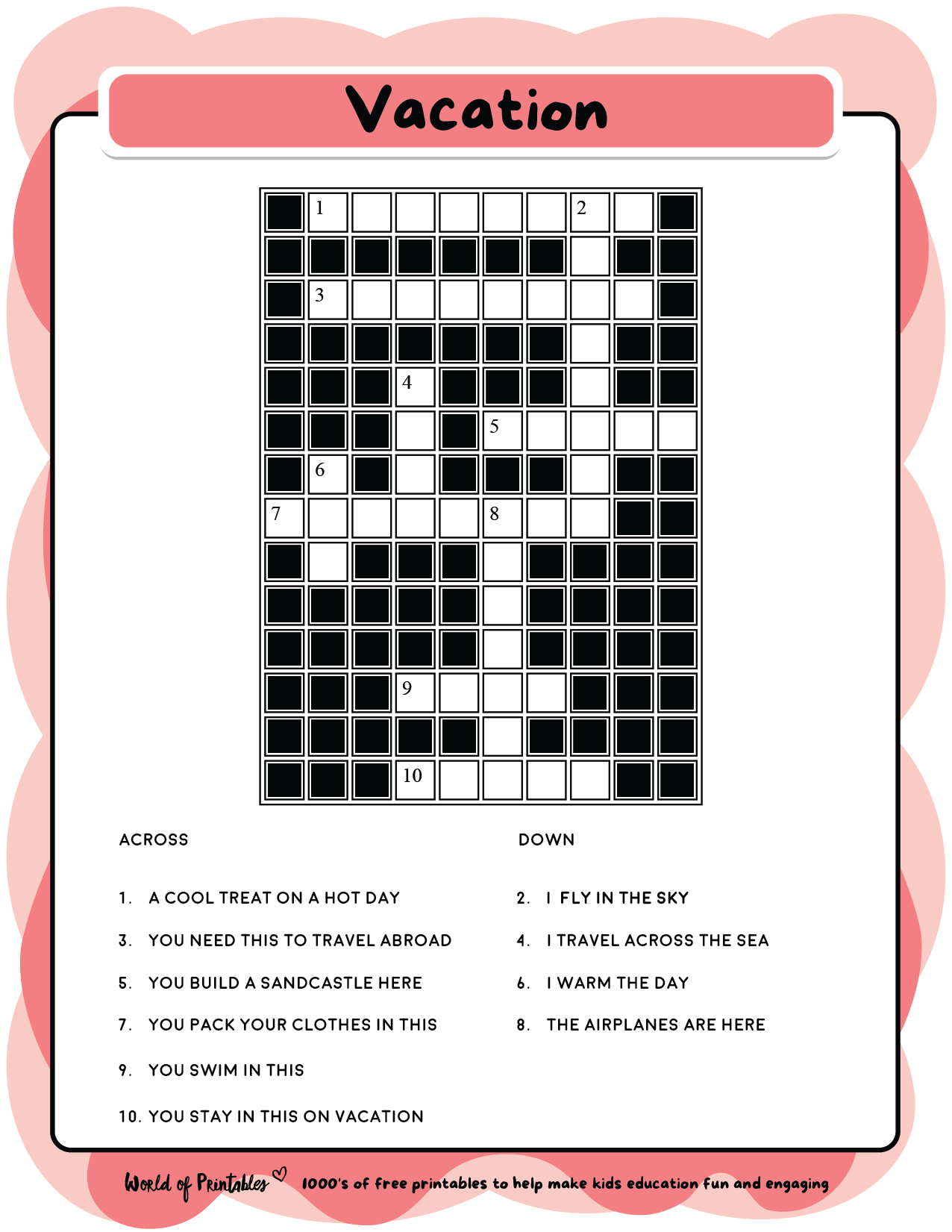 Easy Daily Crossword Printable