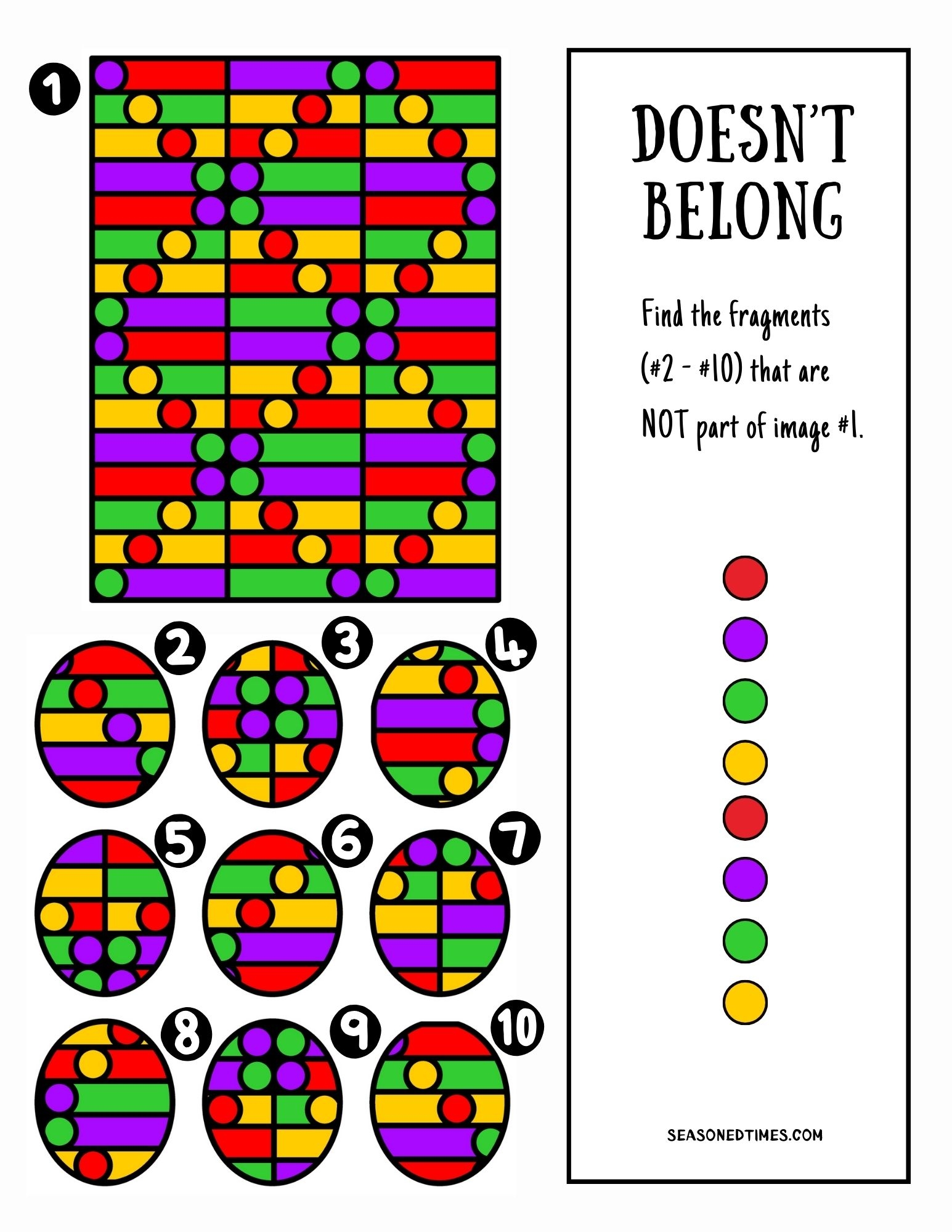 Printable Senior Puzzles Seasoned Times