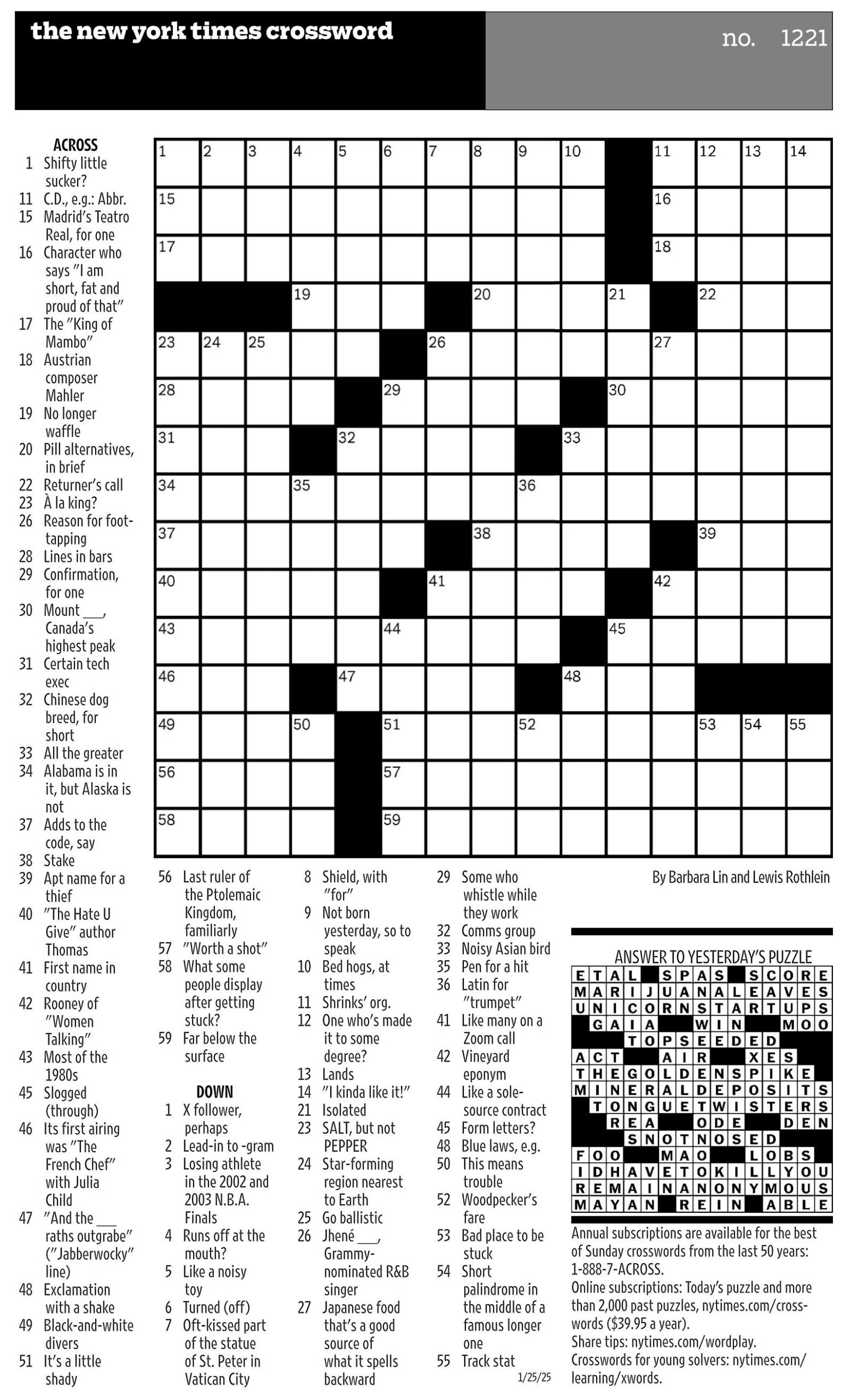 puzzles baltimore sun