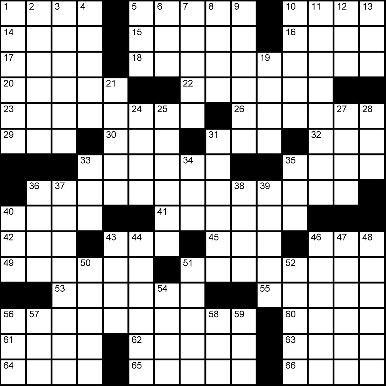 Free Daily Printable Crossword