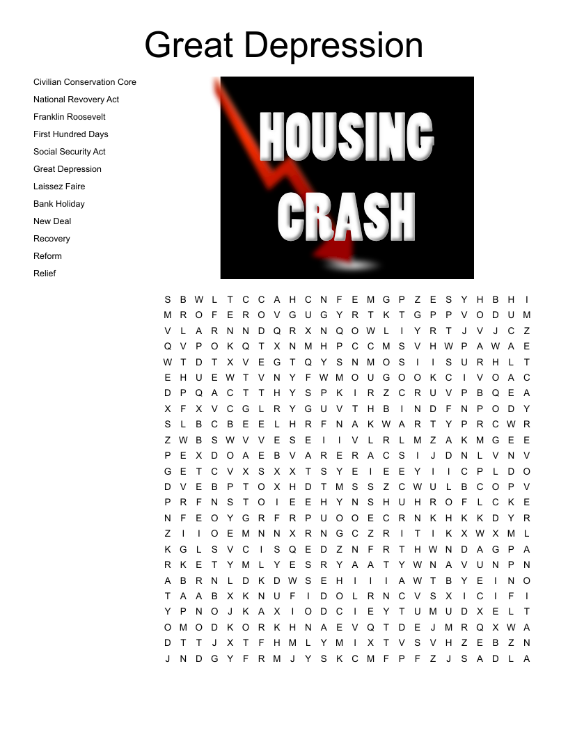 Recovery Crossword Puzzle WordMint