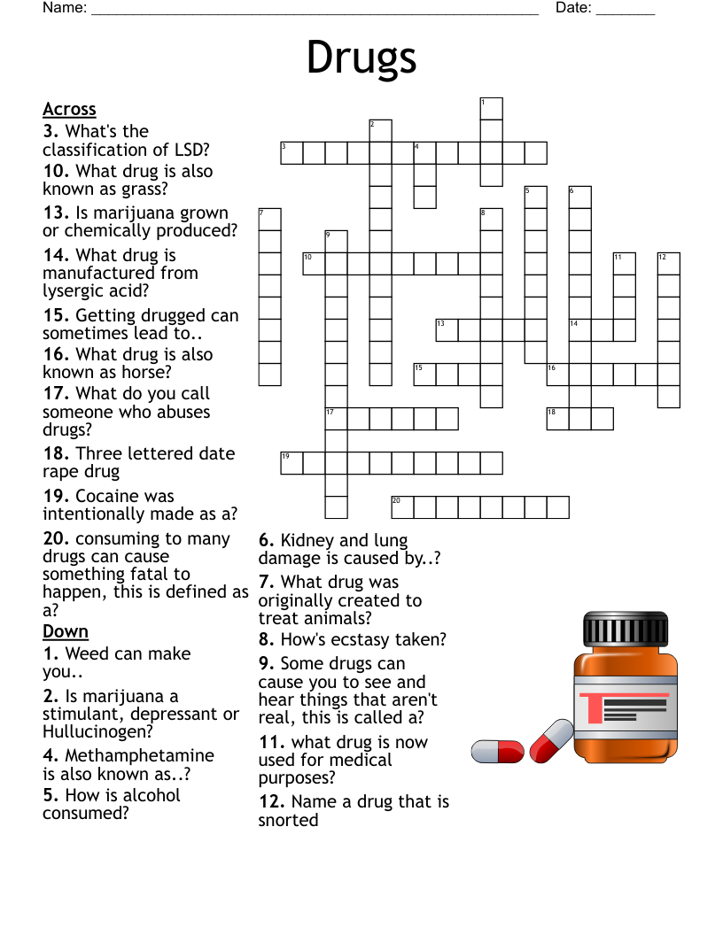 Recovery Crossword WordMint