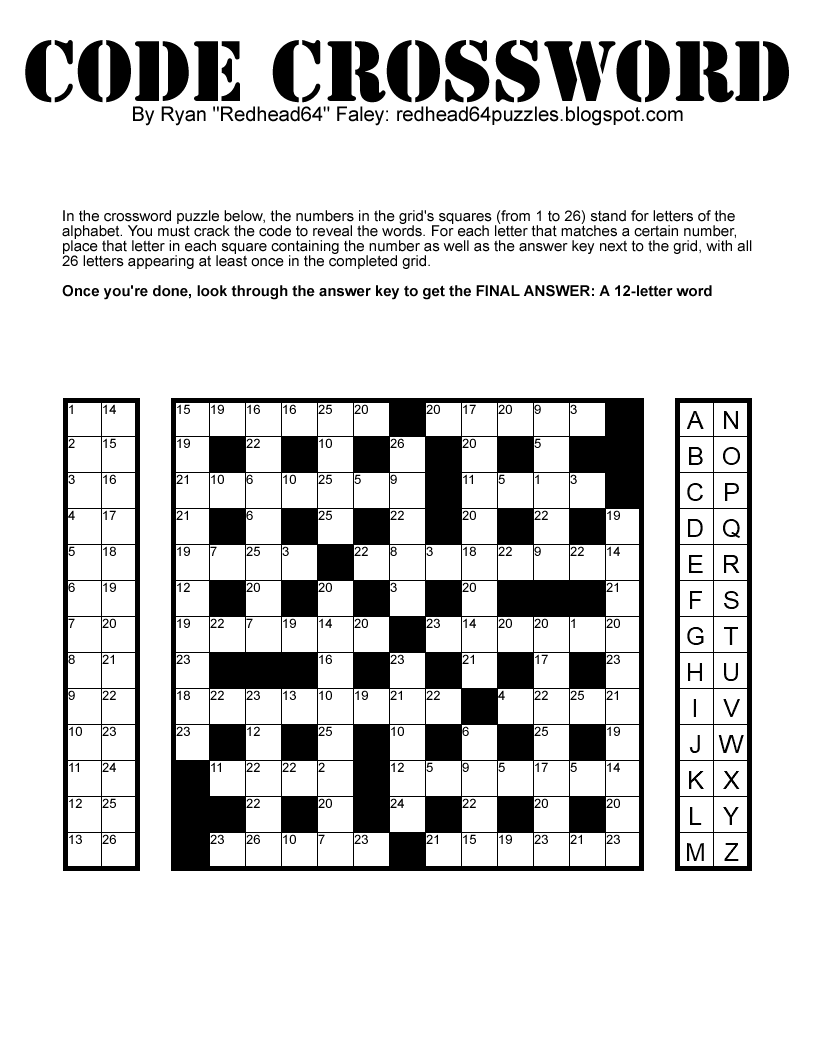 Daily Easy Crossword Puzzles Printable