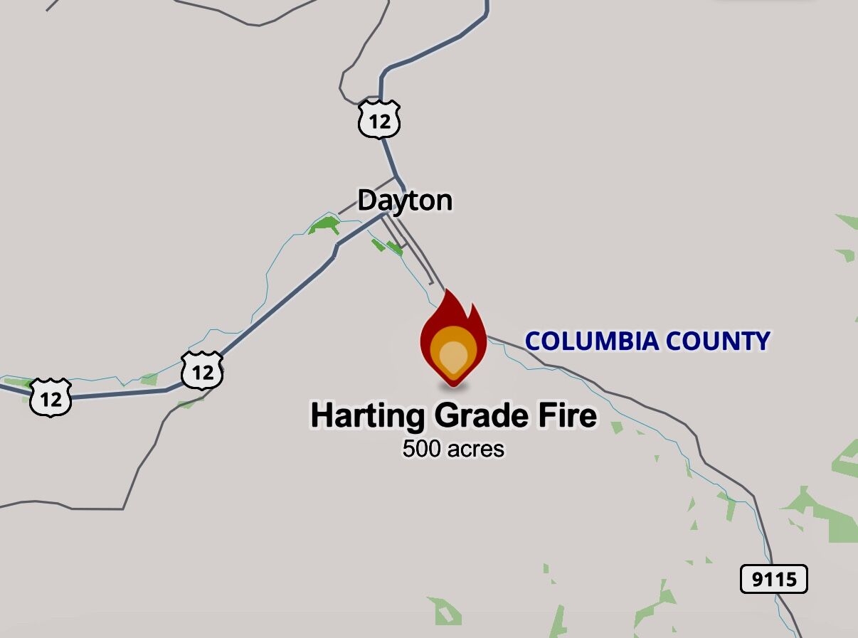 Residents Near Harting Grade Fire Near Dayton Under Level 3 Evacuation Orders Local Union bulletin Residents Near Harting Grade Fire Near Dayton Under Level 3 Evacuation Orders Local Union bulletin