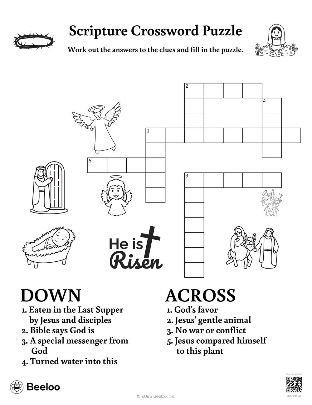 El3 Crossword Puzzles Printable