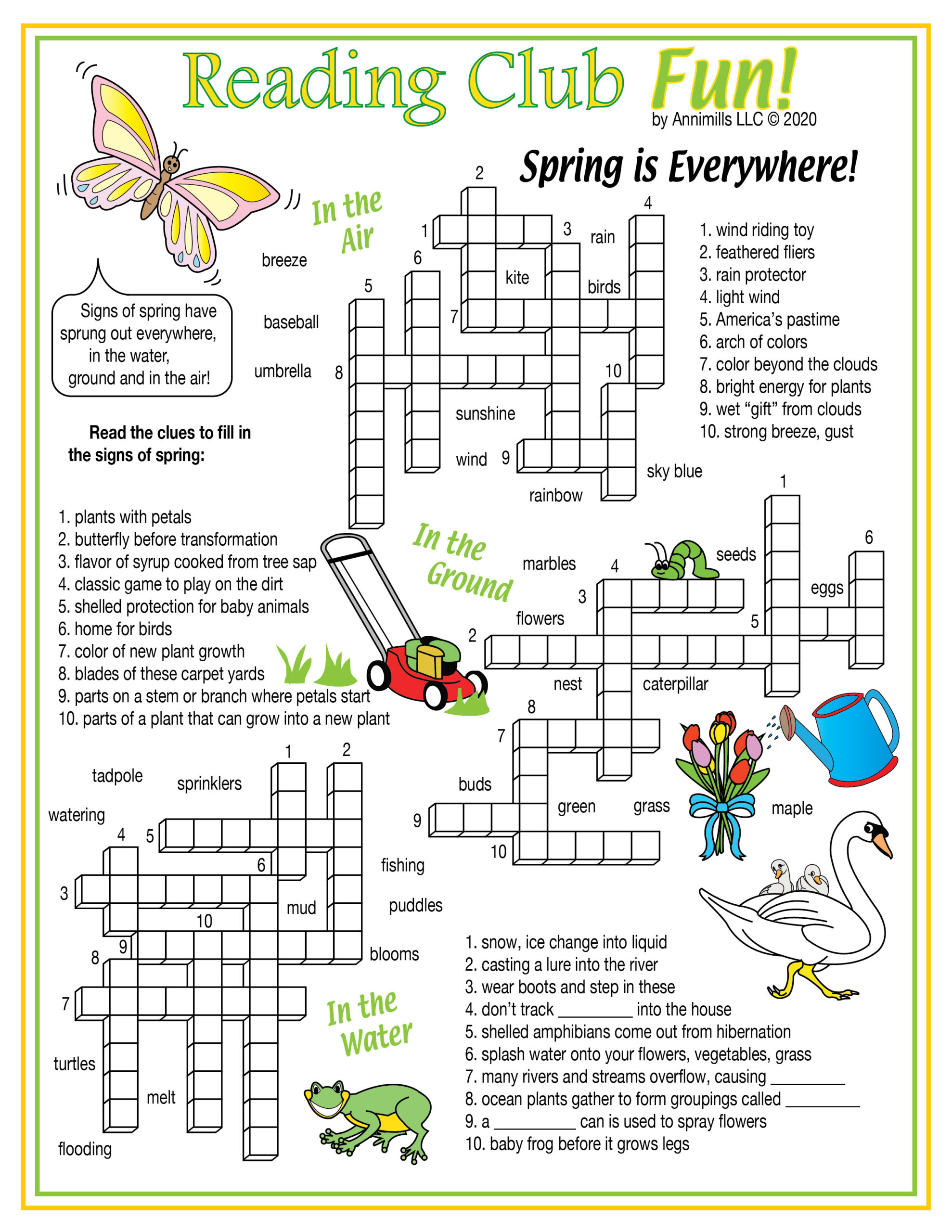 Free Printable Crossword Pages