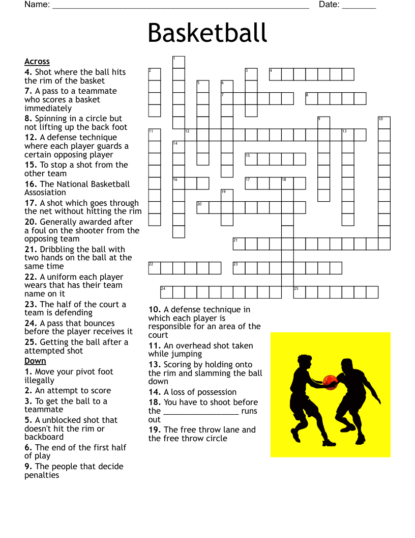 Soccer Crossword Puzzle WordMint