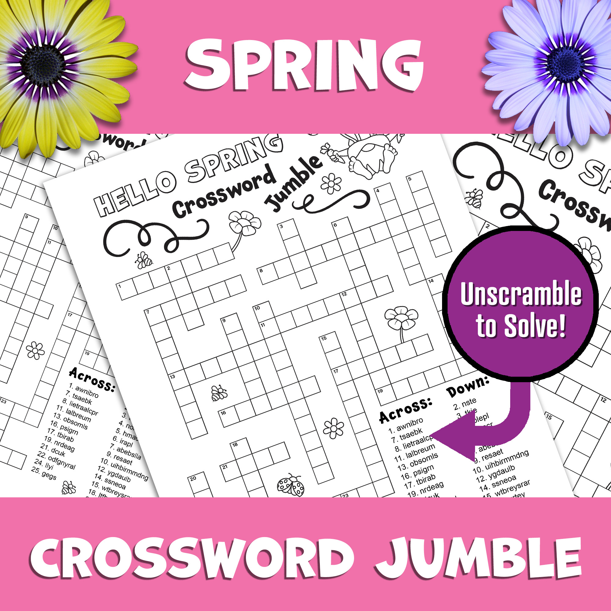 Printable Crossword Puzzles Word