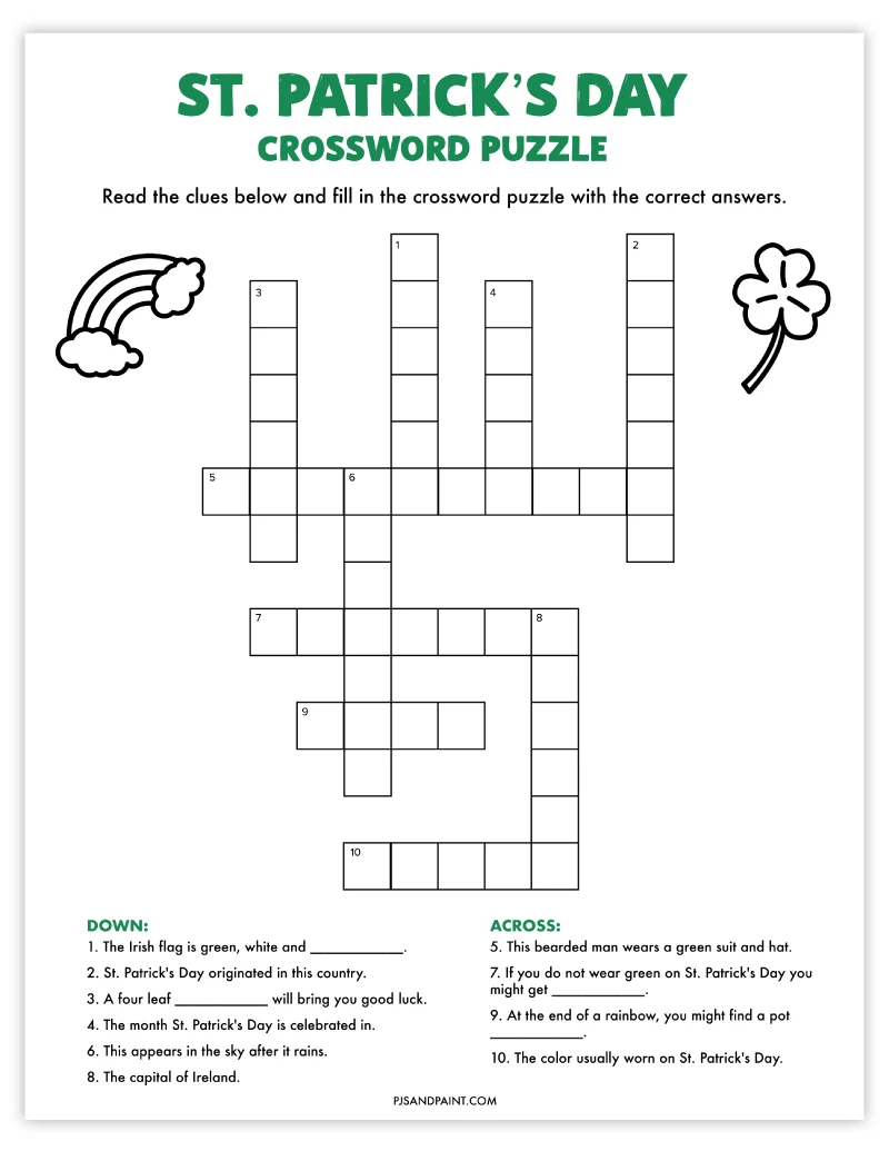 Free Daily Printable Crosswords