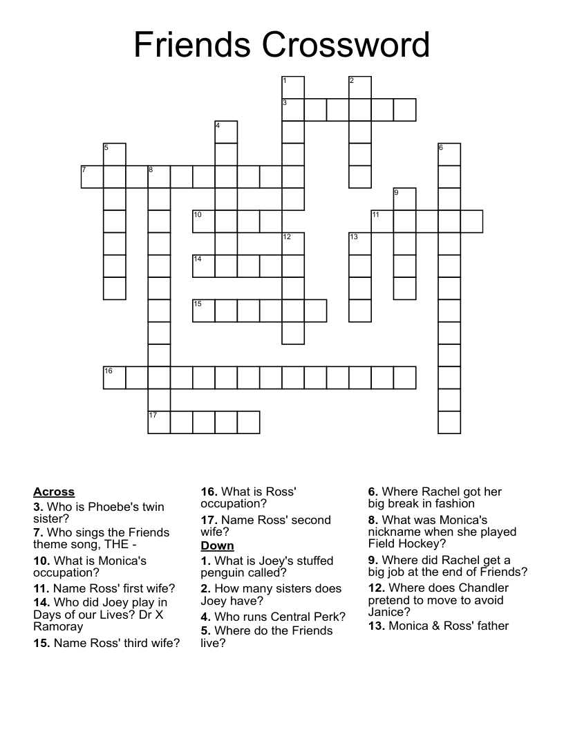 Two Player Printable Crossword Puzzle For Today Printable Crossword Puzzles Crossword For Friends Crosswords With