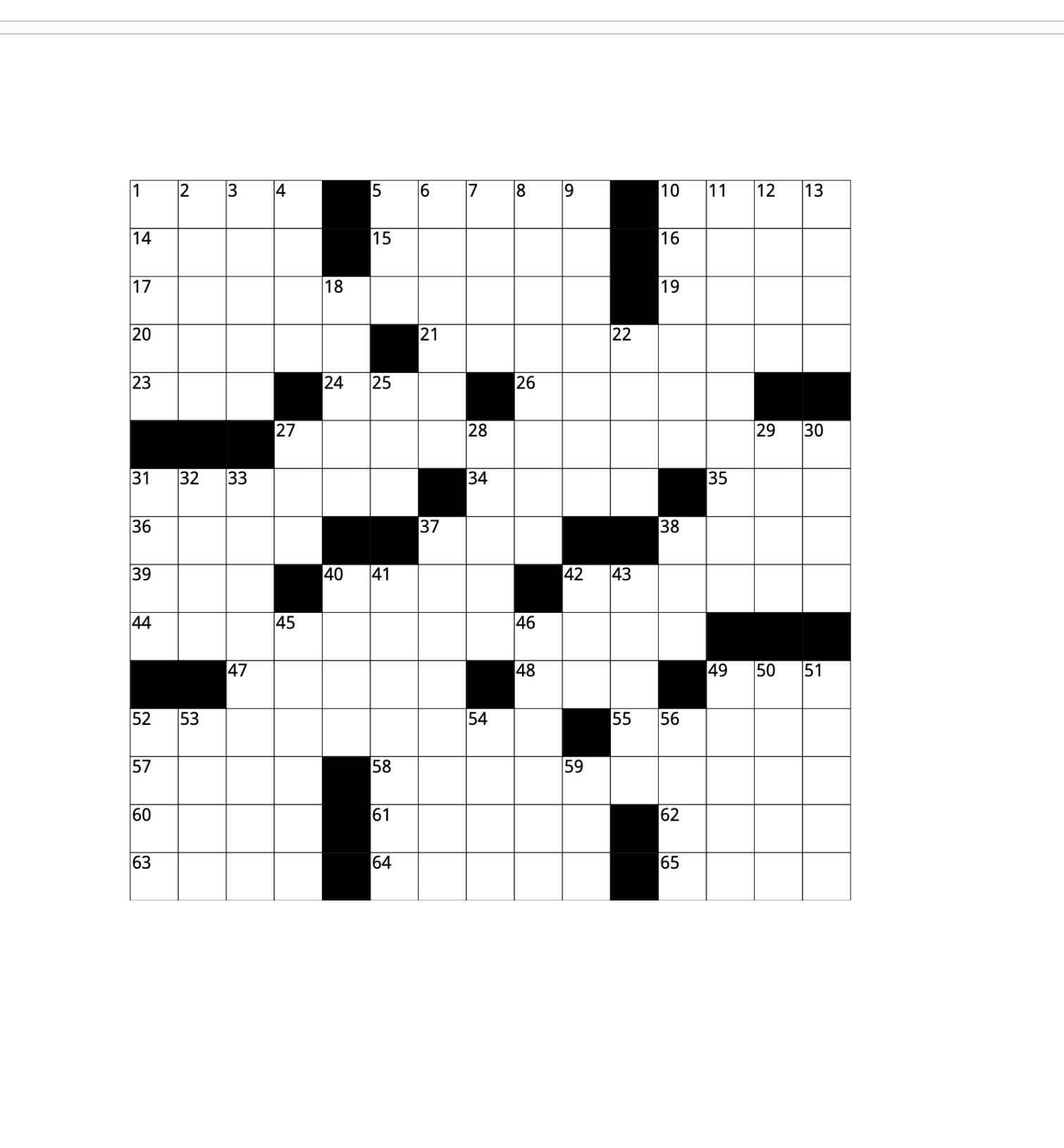 Weekly Crossword The Oberlin Review Weekly Crossword The Oberlin Review