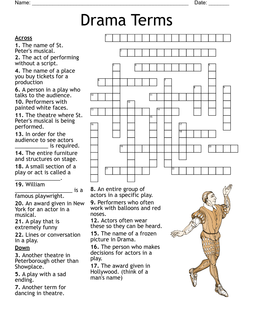 Wicked Movie Crossword Puzzle Printable